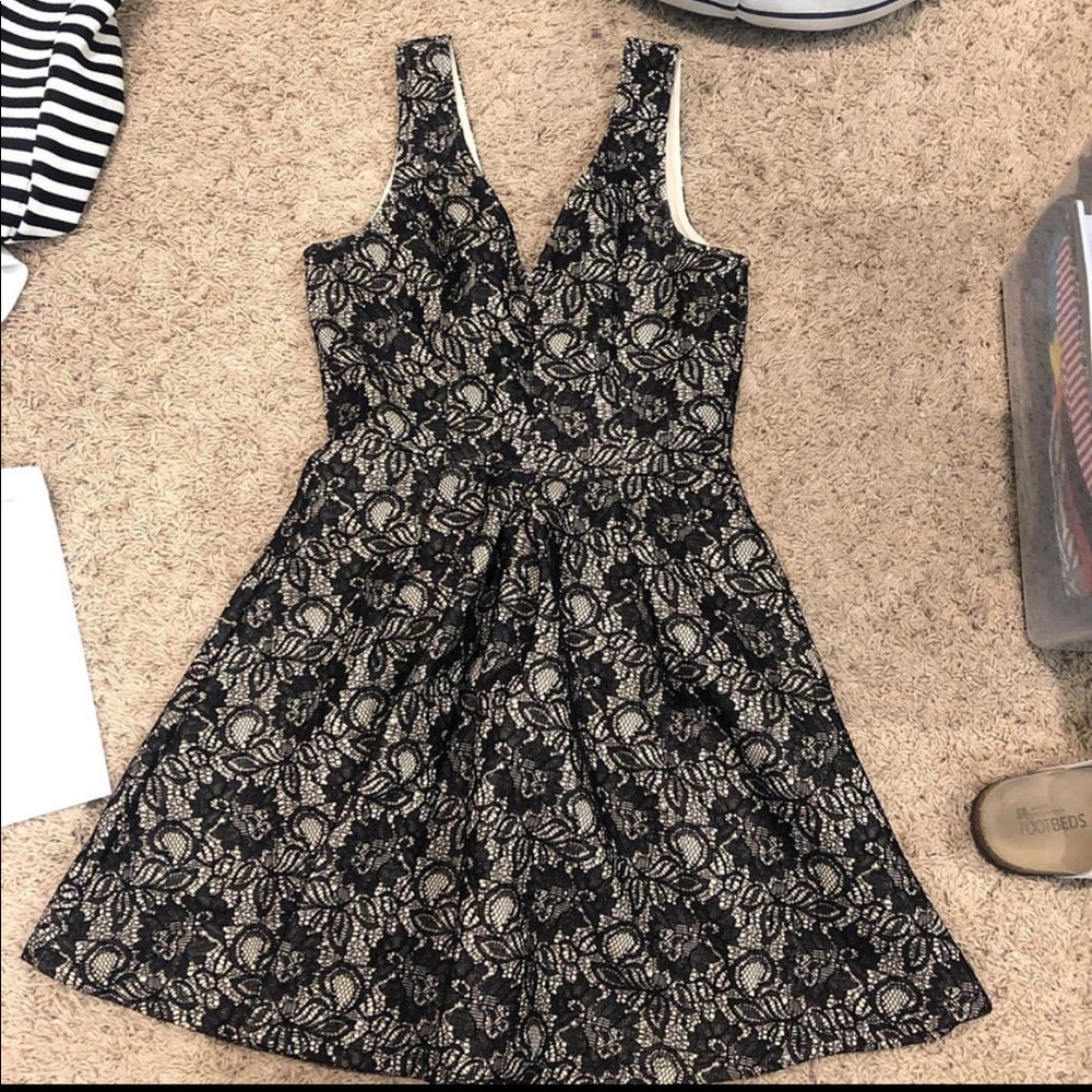 Worn once nice black and cream dress